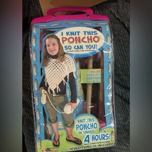 New-The Bead Shop Poncho
Knitting Set For Kids-Beginners